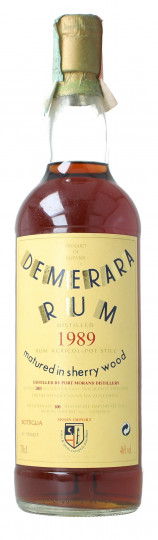 Demerara  Rum Port Morant 1989 70cl 46% Moon Import -