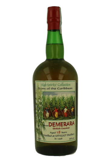 Demerara Rum Uitvlugt Distillery 18 Years Old 1998 2016 150cl 58% High Spirits  - - Rum Magnum