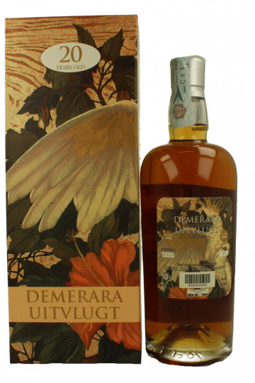 Demerara Uitvlugt Rum 20yo 1998 2018 70cl 48.8% Silver Seal - Rum