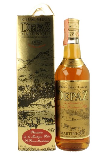 DEPAZ RHUM  AGRICOLE  DE PLANTATION DE MONTAIGNE  BOTTLED IN THE  90'S EARLY 2000 70 CL 45 %