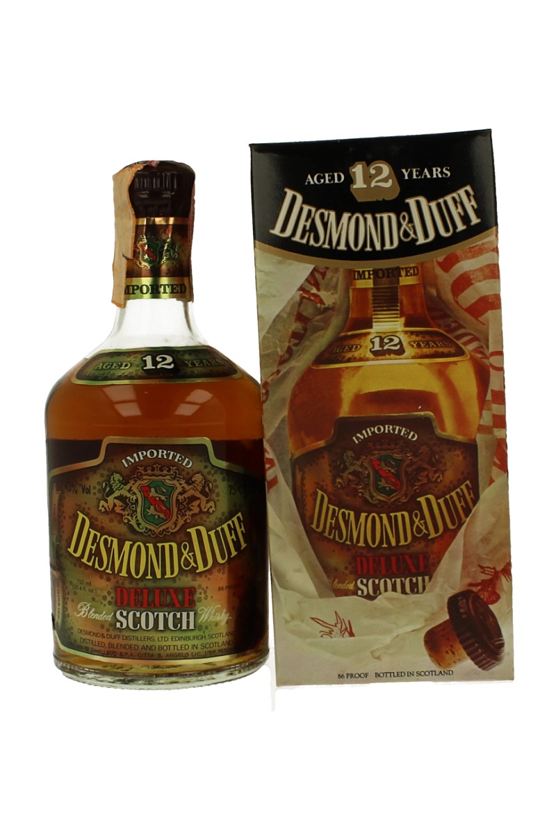 Desmond Duff 12 Years old Bot 60/70's 75cl 86 proof - Products