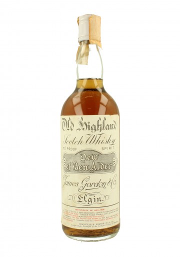 DEW OF BEN ALDER Bot.70's 75cl  40% James Gordon & Co.  - Blended for Edward Giaccone