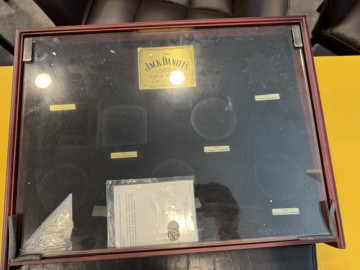 Display Cabinet Jack Daniel's Wtih Medal Included