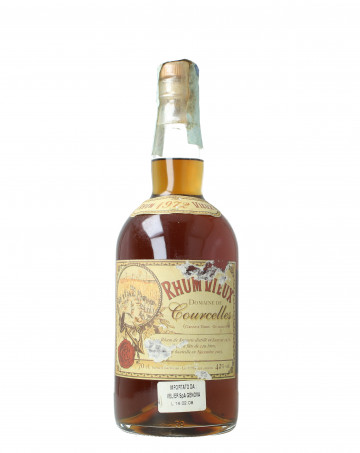 Domaine de Courcelles  Rum- Guadeloupe 1972 70cl 42% Guadeloupe no box bad label