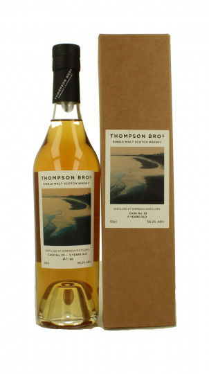 DORNOCH 5 years old 2017 2023 50cl 58.2% - thompson bros cask n. 33