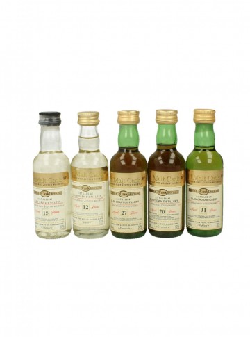  DOUGLAS LAING-OLD MALT CASK  5CL 5 VERY RARE MINIATURES  GLEN-GRANT-ORD-ORD-DUFFTOWN-GLEN SPEY