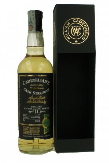 DUFFTOWN 11 Years Old 2007 2019 70cl 54.5% Cadenhead's - Authentic Collection