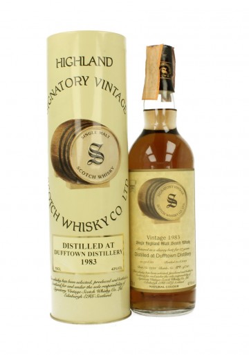 DUFFTOWN 17yo 1983 2001 43% Signatory  - Sherry butt #8248