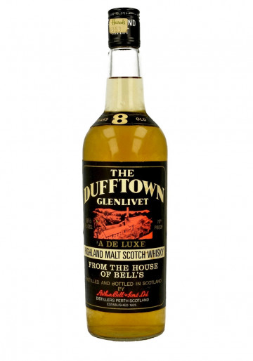 DUFFTOWN - Glenlivet 8yo Bot.70's 26 2/3 Fl. Ozs 70°proof OB
