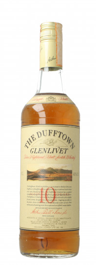 DUFFTOWN - Glenlivet Speyside Scotch Whisky 10 Years Old - Bot. in The 80's 75cl 40%