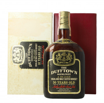 DUFFTOWN - Glenlivet Speyside Scotch Whisky 30 Years Old - Bot.70's-80's 75cl 43% LOW LEVEL