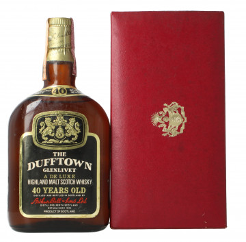 DUFFTOWN - Glenlivet Speyside Scotch Whisky 40 Years Old - Bot.70's-80's 75cl 43% LOW LEVEL