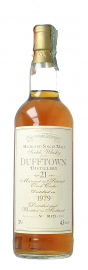 Dufftown  Speyside  Scotch Whisky 21 year old 1979 70cl 43% The antique collection