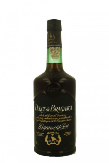 Duque de Braganza  Port Wine 20 years Old Bot 80's 75cl 20% Ultra