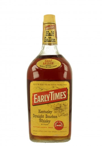 EARLY TIMES BOTTLED IN THE 60/70'S 86 PROOF MAGNUM
