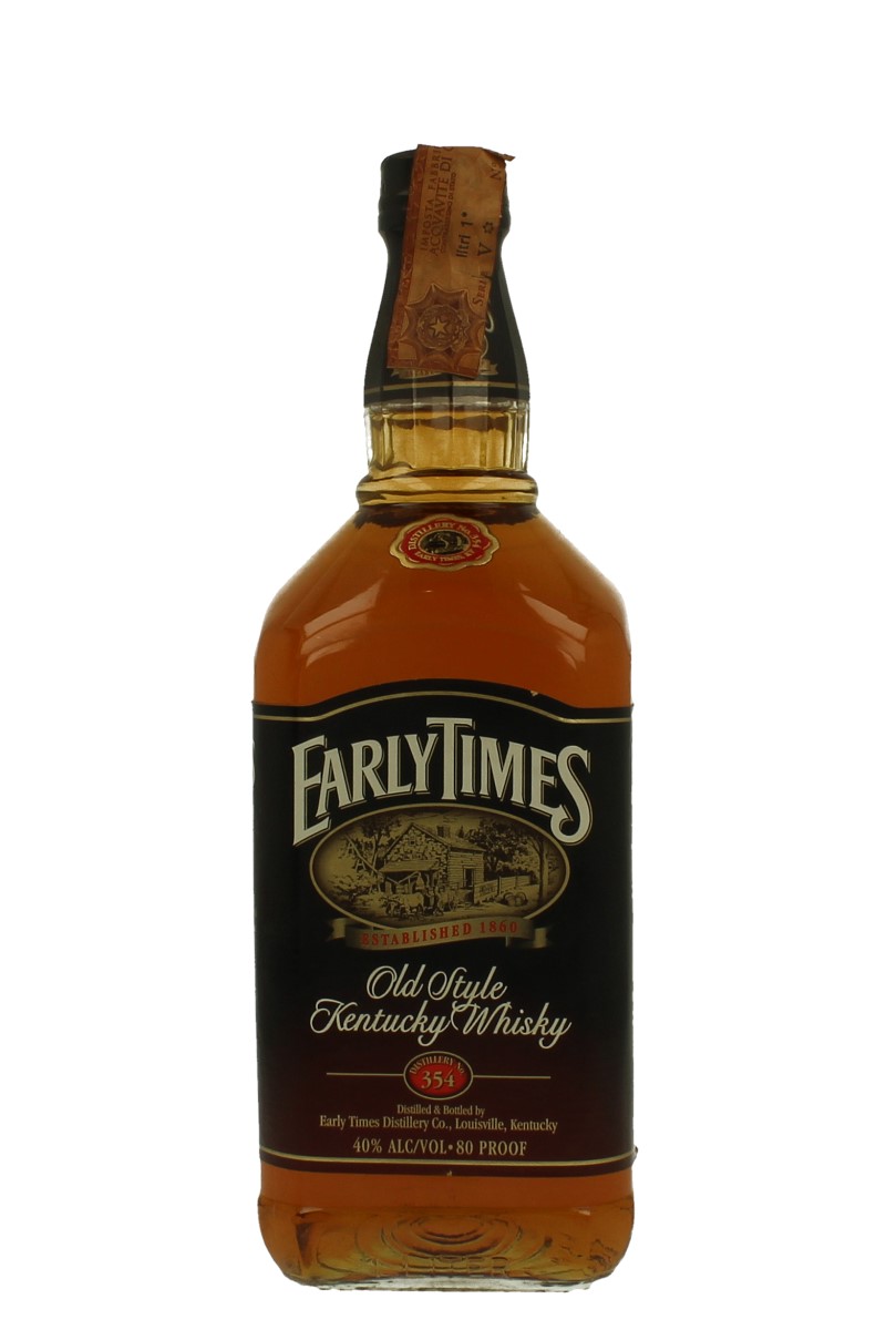 Early Times Kentucky Straight Bourbon Whiskey Bot.80/90's