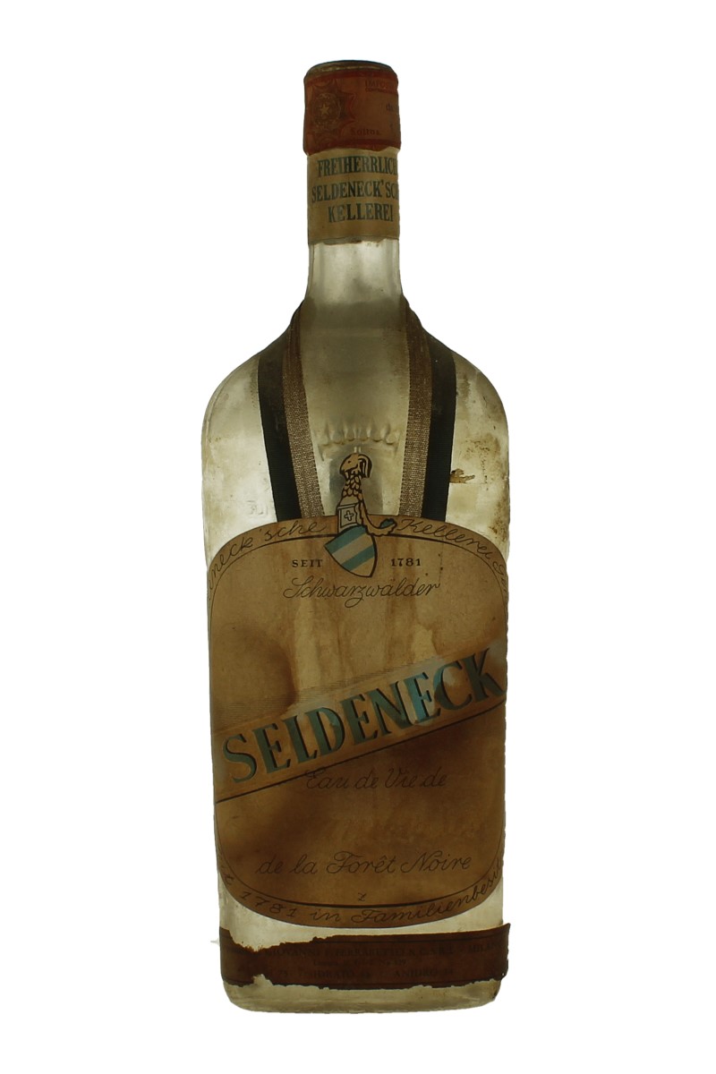 Eau De Vie De La foret Noire Von Seldenek old Liquor Bot 60/70's maybe