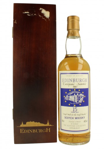 EDIMBURG EUROPEAN SUMMIT 1992 15 YO 70 CL 46% THE SCOTTISH COLLECTION