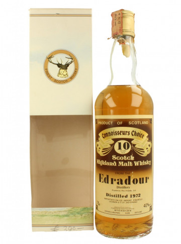 EDRADOUR 10yo 1972 40% Gordon MacPhail  - Connoiseur Choice