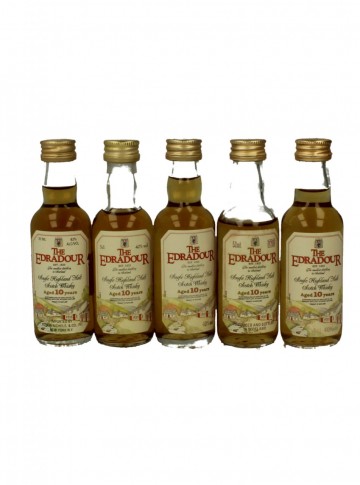 EDRADOUR 10YO 5CL 5 RARE MINIATURES