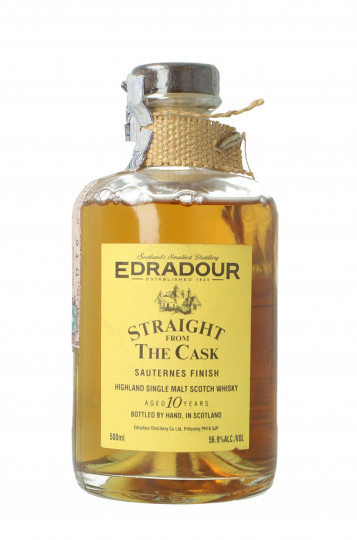 Edradour Highland Scotch Whisky 10 Year old 50cl 56.9% Ob-Sauternes wood Finish