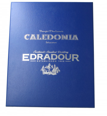 Edradour Highland Scotch Whisky 12 year old - Bot. in The 80's 70cl 46% Gift box with glass