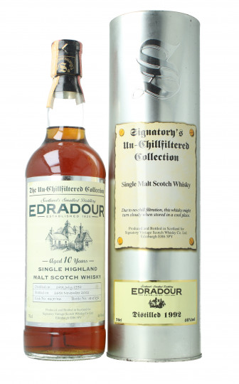Edradour Highland Scotch Whisky 1992 2002 70cl 46%