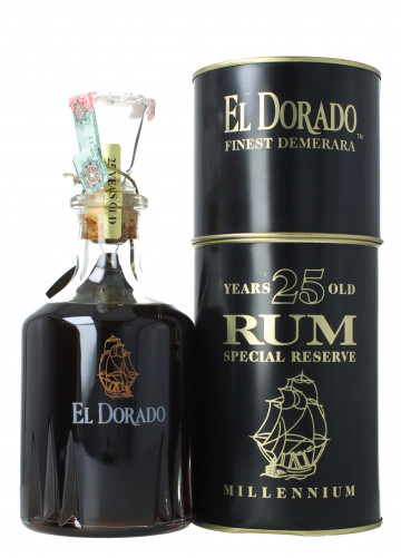 El Dorado Demerara  rum 25 Years Old 70cl 43% millenium