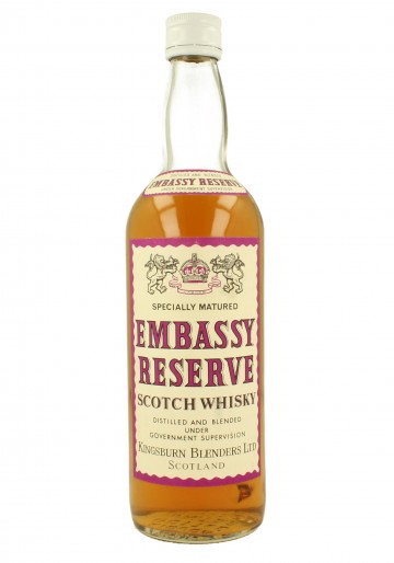 EMBASSY RESERVE Bot.70's 75cl  40% Kingsburn Blenders  - Blended