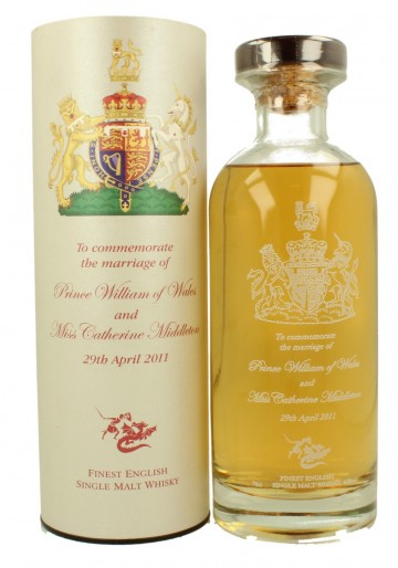 ENGLISH WHISKY Marriage of Prince WIlliam Bot.2011 46% OB - St. George