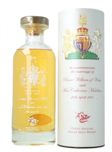 ENGLISH WHISKY Marriage of Prince WIlliam Bot.2011 70cl 46% OB - St. George