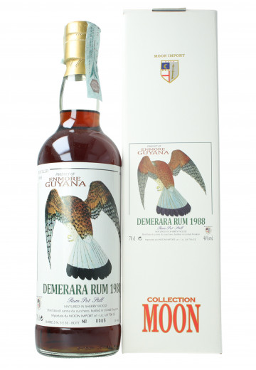 Enmore  Distillery Demerara  rum 1988 2011 70cl 46% Moon import-