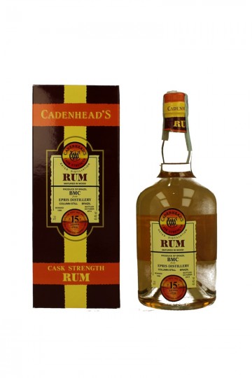 EPRIS DISTILLERY BMC 15 years old 1999 2014 70cl 45.4% Cadenhead's Brazilian Rum