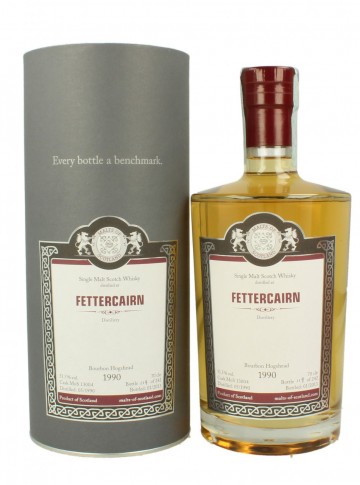 FETTERCAIRN 1990 2013 70cl 51.5% Malts of Scotland  - Bourbon Hogs. #13004