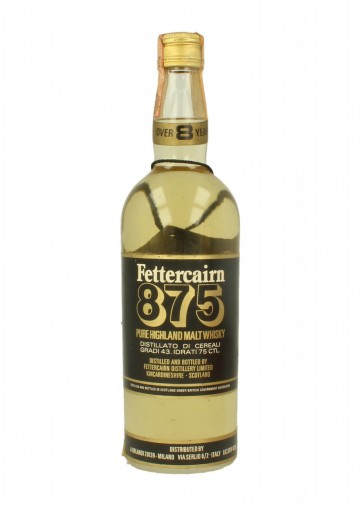 FETTERCAIRN 875 8yo Bot.60/70's 75cl 43% OB - Orlandi Imp.