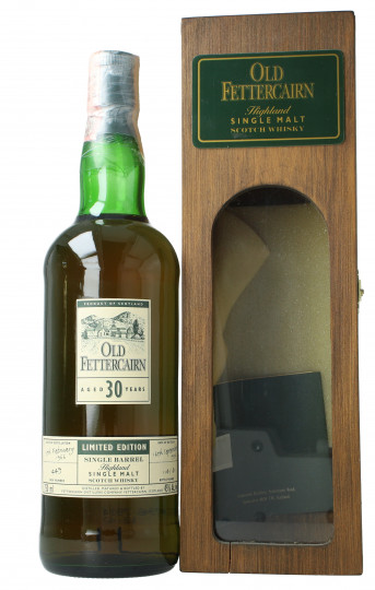 Fettercairn  Highland  Scotch Whisky 30 Year old 1966 1996 70cl 45%