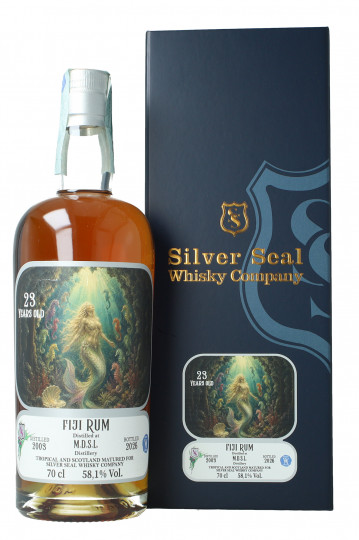 Fiji  pure single rum 23 year old 2003 2026 70cl 58.1% - Silver Seal -cask110012