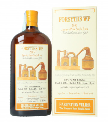 FORSYTHS WP Jamaica Pure single Rum 10 yo 2005 2015 70 CL 57,8 % HABITATION VELIER TROPLICAL AGES