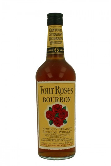 Four Roses  Kentucky Straight Bourbon Whiskey 6 years old Bot in The 90's 70cl 40%