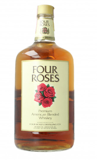 Four Roses  Kentucky Straight Bourbon Whiskey - Bot.70's-80's 175cl 80 US Proof OB-