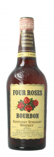 Four Roses Kentucky Straight Bourbon Whiskey Bot in the 60's 75cl 43% OB- Ferraretto Import