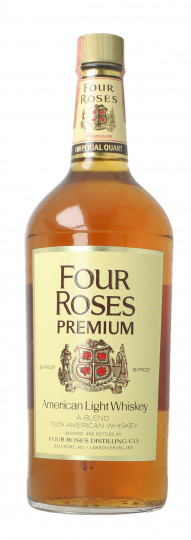 Four Roses Kentucky Straight Bourbon Whiskey - Bot. in The 70's Imperial Quart 86 Proof OB-