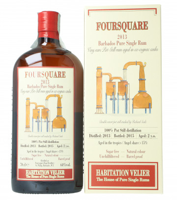 FourSquare a Barbados Pure Single Rum 2  Year Old 2013 2015 70cl 64% Habitation Velier