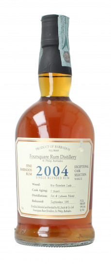 FOURSQUARE Barbados pure single rum 11 year old 2004 2015 70cl 59% OB-