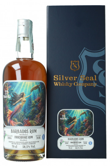 FOURSQUARE Barbados  pure single rum 22 year old 2004 2026 70cl 58.5% - Silver Seal -cask 19