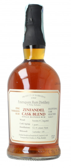 FOURSQUARE Barbados pure single rum Zinfandel 11 year old 2004 2015 70cl 43% OB-