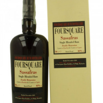 FOURSQUARE Barbados Sassafras pure single rum 14 year old 70cl 61% Velier