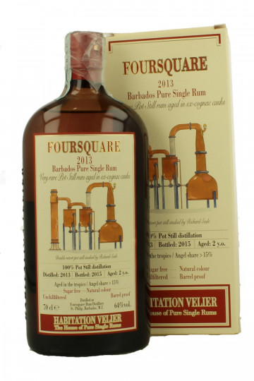 Foursquare  Rum Habitation Velier 2 Year Old 2013 2015 70cl 64% Velier Barbados  Pure Single Rum