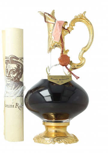 FRAPIN COGNAC Cuvee Rabelais - 75cl OB-Crystal decanter Very special with some old cognac pre Philloxera