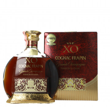 FRAPIN COGNAC Grande Champagne  XO - Bot.70's-80's 75cl 40% OB-Ceramic Decanter